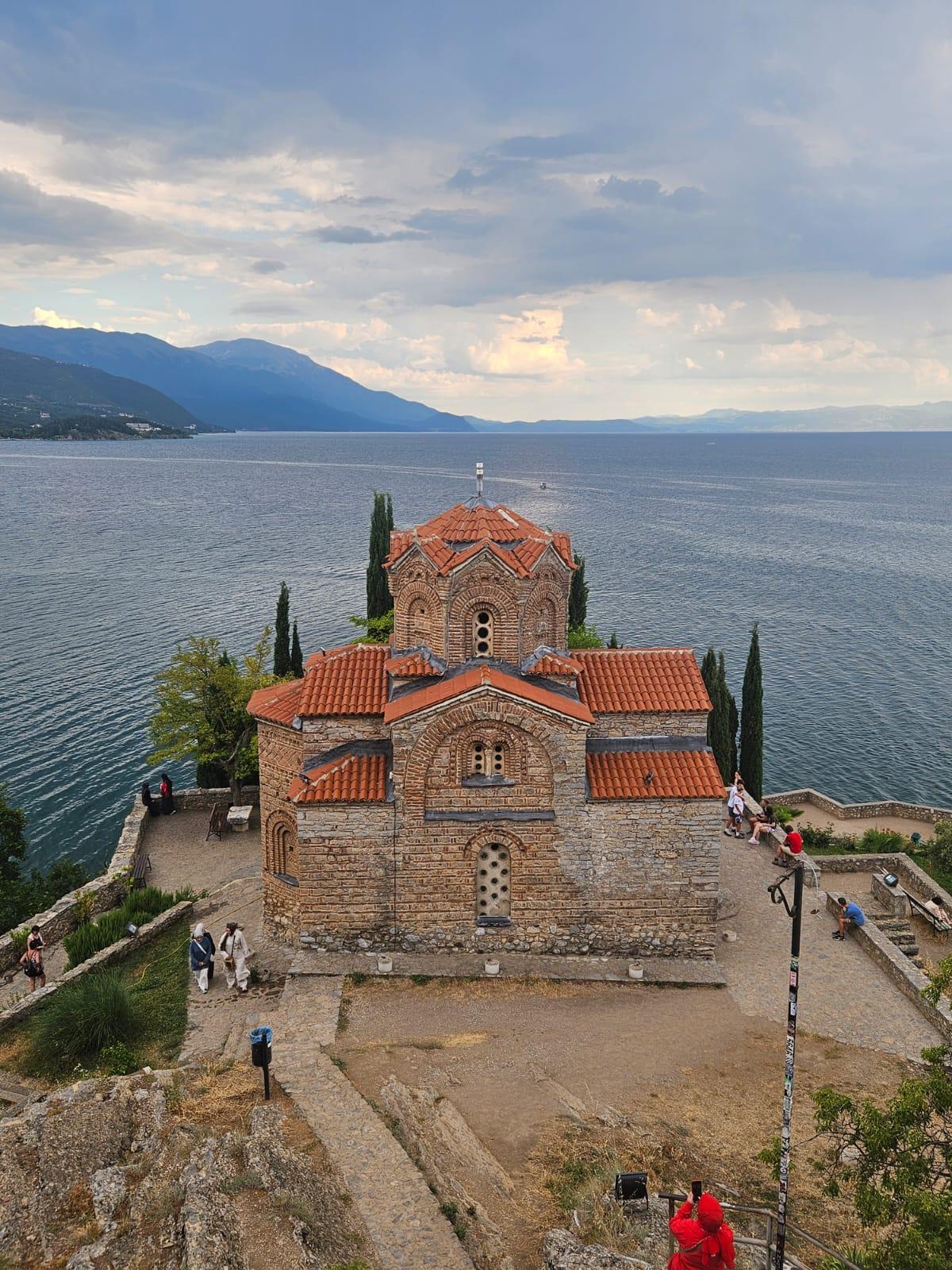 Ohrid Göl Manzarası